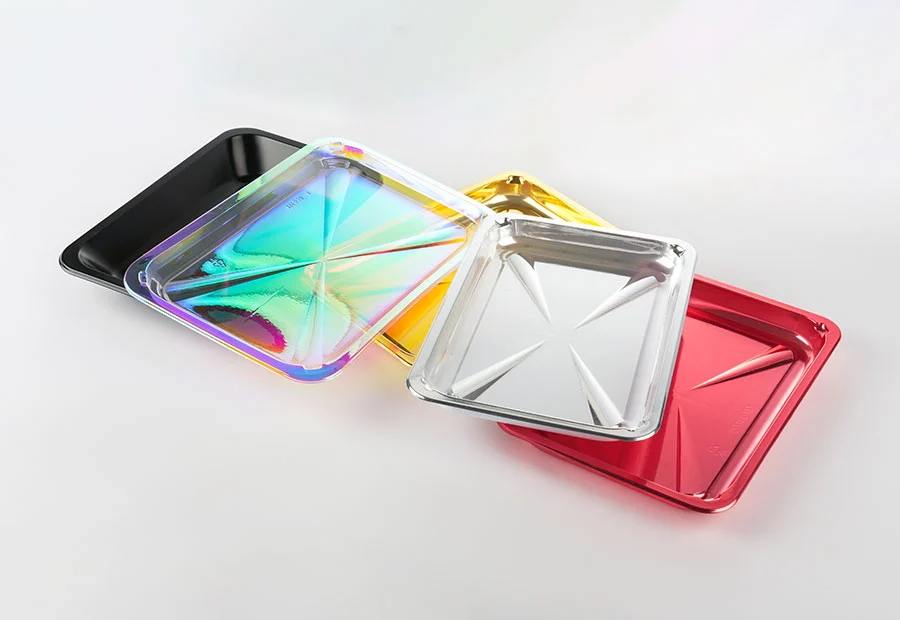 Colorful Rectangle Plastic Tray