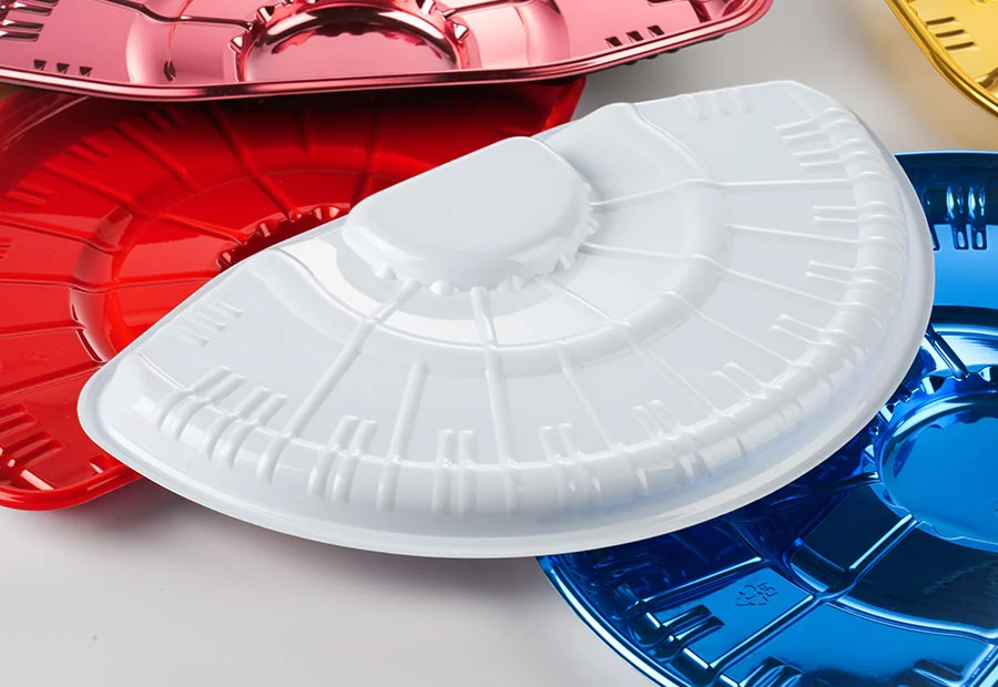 Colorful Fan-Shape Tray