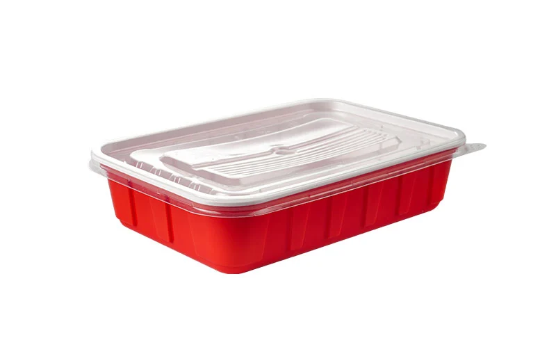 Red Small Rectangle Plastic Box