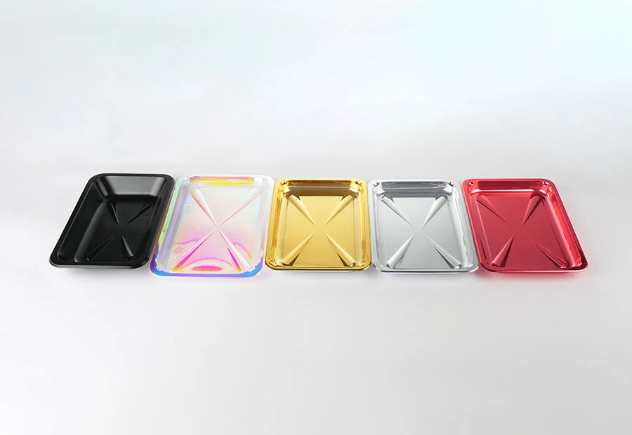 Colorful Rectangle Plastic Tray