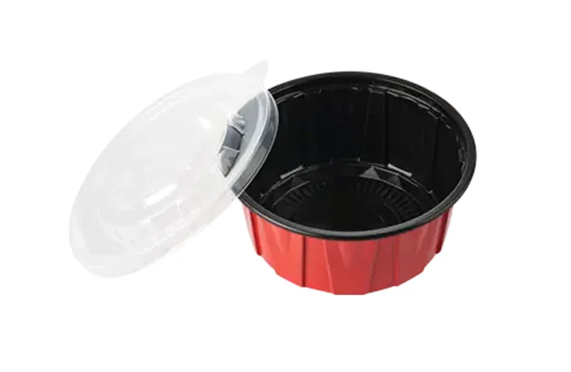 360ml Red And Black Lunch Bowl