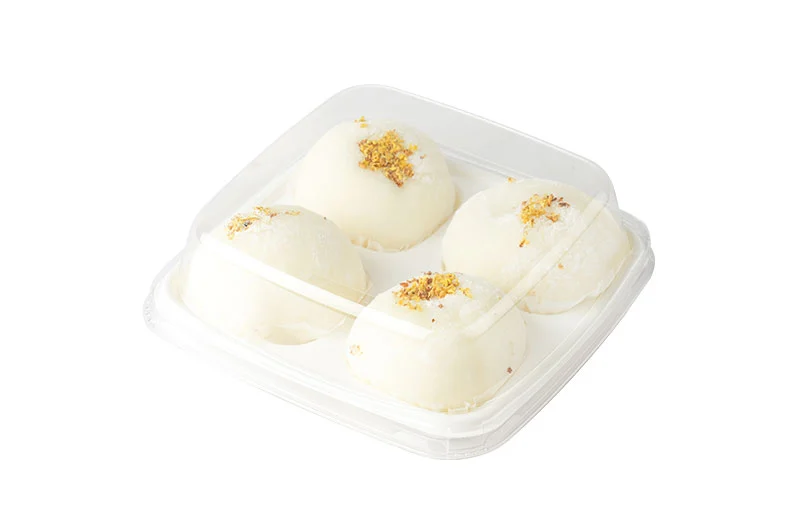 4-compartment Dessert Plastic Box