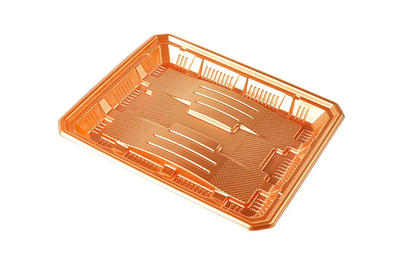 Orange Seafood Plastic Tray