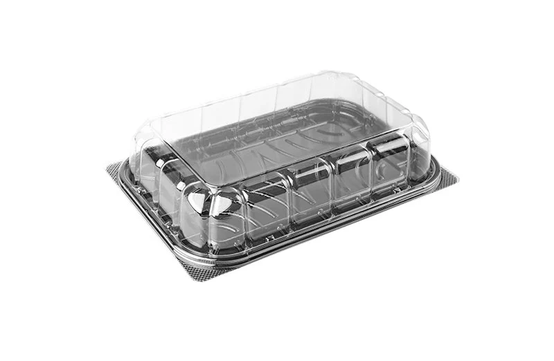 Rectangle Black Bakery Box With Lid