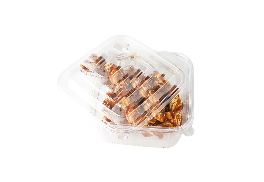 PET Plastic Cake Container For Supermarket And Grocery