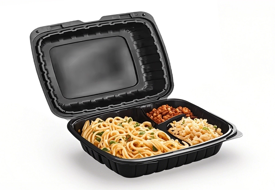 9-inch MFPP multi-compartment container